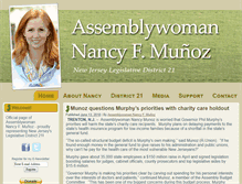 Tablet Screenshot of nancymunoz.net